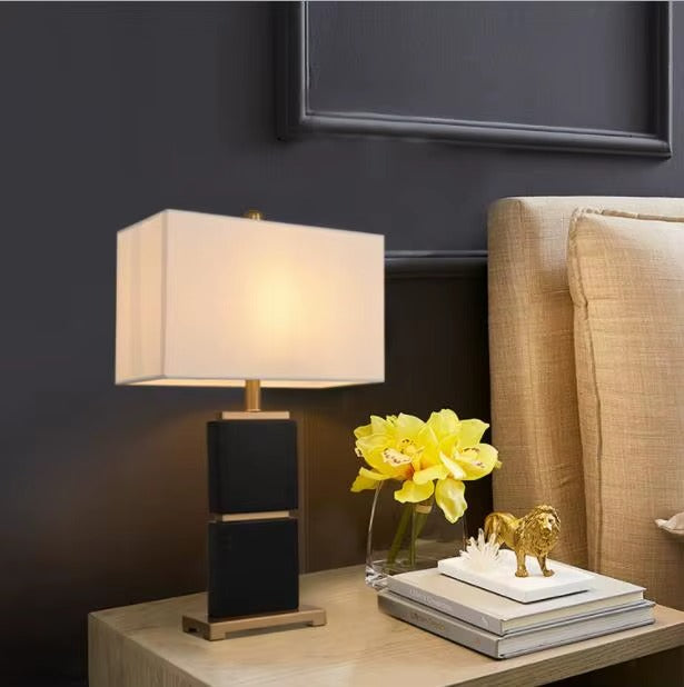 Modern Natural Marble Luxury Lamp