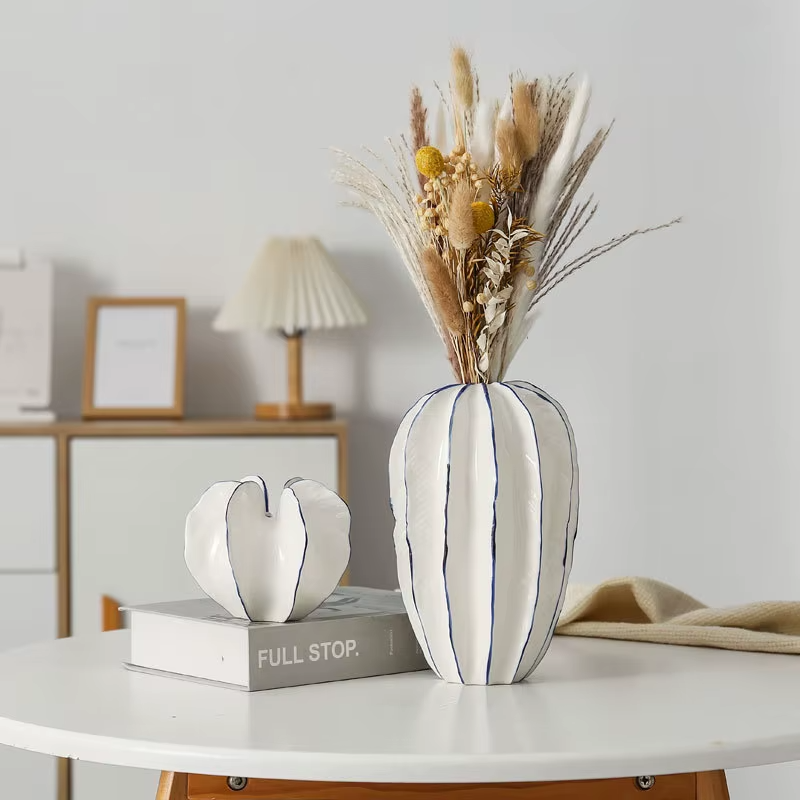 Nordic Creative Starfruit Shaped Ceramic Vase