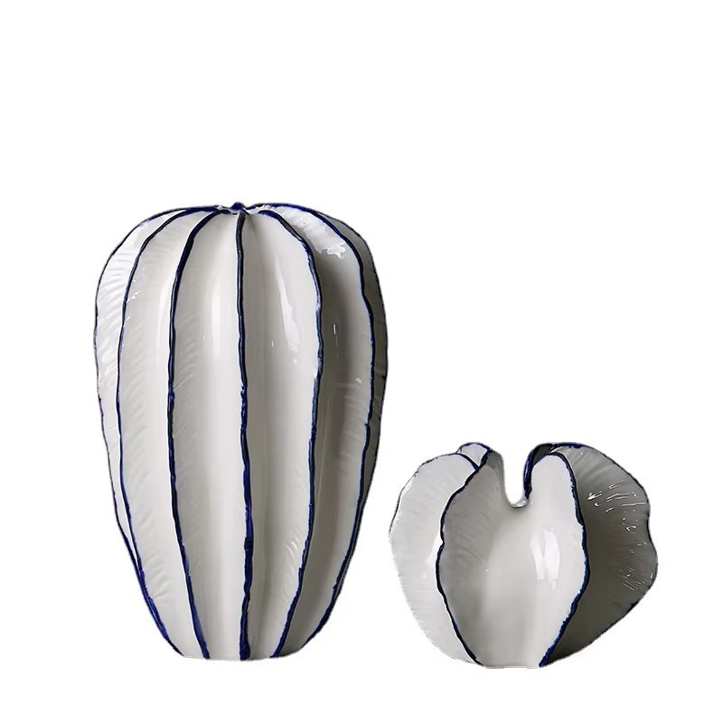 Nordic Creative Starfruit Shaped Ceramic Vase