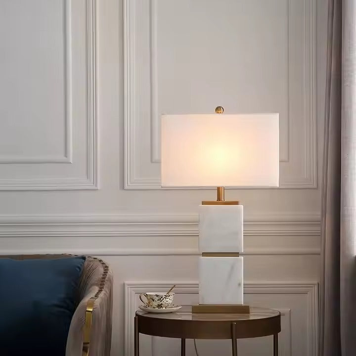 Modern Natural Marble Luxury Lamp